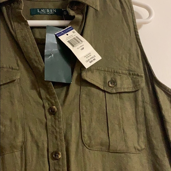 Ralph Lauren Romper NWT olive green - Picture 2 of 4